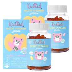 노티드 멀티비타민 꾸미 60p, 150g, 2개 60정, 150g, 2개