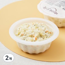 베이비본죽 에그 치킨 리조또 완료기, 200g, 2개 - 베이비본죽실온이유식완료기