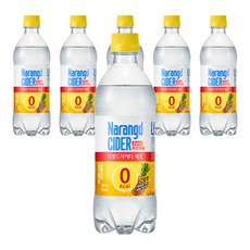 Narangd CiDER 零卡鳳梨汽水, 6個, 500ml