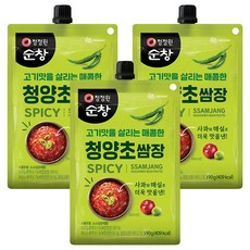 청정원순창 청양초쌈장, 190g, 3개