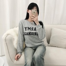 PEONIST 圓領套頭印染大學T R