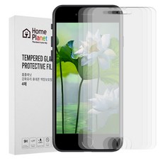 홈플래닛 2.5D 휴대폰 강화유리 액정보호필름, 4개입