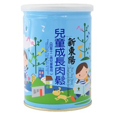 新東陽 兒童成長肉鬆, 添加鈣、果寡糖, 無添加防腐劑, 特選豬肉製成, 190g, 1罐