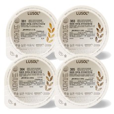 LUSOL 孩童常溫副食品稀飯 10~12個月, 南瓜地瓜口味+韓牛青江菜口味+韓牛烤肉口味+韓牛櫛瓜口味, 120g, 4個