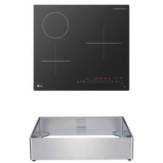LG전자 디오스 오브제컬렉션 인덕션 3구 + 케이스 15cm 세트 방문설치, BEY3SRBLEA, 프리스탠딩