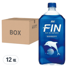 黑松 FIN 補給飲料 975ml x12, 補充水分和電解質, 等滲透壓, 低熱量, 運動後補給, 12瓶