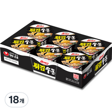 농심 튀김우동큰사발, 111g, 18개