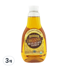 골든드롭 유기농 프리미엄 블루 아가베시럽, 660g, 3개