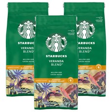 STARBUCKS 星巴克 閑庭綜合研磨咖啡, 研磨咖啡, 200g, 3包, 無研磨咖啡豆