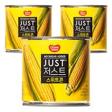 동원 JUST 노슈가 스위트콘, 340g, 3개