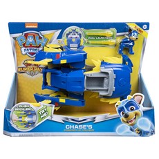 PAW PATROL 汪汪隊立大功 超級狗狗2合1變形車輛組 - 馬力全開阿奇警車, 21cm, 1個