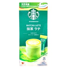 星巴克 抹茶拿鐵23g x4入/盒，在家享受咖啡館級抹茶風味, 24g, 4入, 1盒