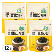 지도표성경 직접 짠 들기름 김자반, 50g, 12개