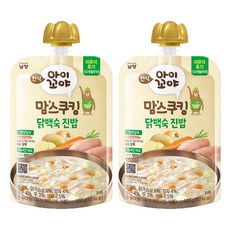 아이꼬야 맘스쿠킹 레토르트 이유식 100g, 닭백숙 진밥, 2개