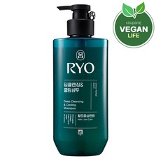 려 청아 딥클렌징 앤 쿨링 샴푸, 480ml, 1개
