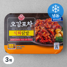 오뚜기 오감포차 직화닭발 (냉동), 150g, 3개