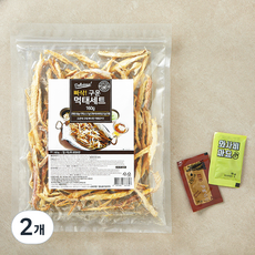 해맑은푸드 빠삭 구운 먹태 + 소스 세트, 160g, 2개 2개, 160g