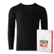 BASE ALPHA ESSENTIALS 男士超熱拉絨保暖內衣 U 領上衣