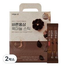 정원삼 바른홍삼 흑마늘 스틱 100p, 1kg, 2박스