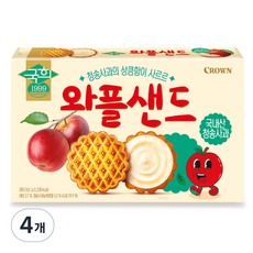 크라운 국희 와플샌드, 261g, 4개