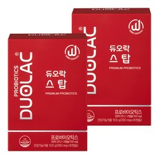 듀오락 스탑 캡슐 유산균, 30정, 2개