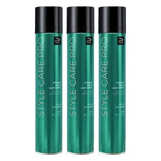 미쟝센 스타일케어 프로 스트롱홀드 헤어스프레이, 300ml, 3개