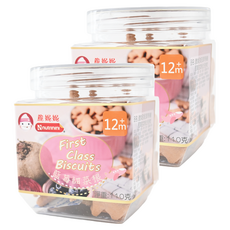 Nnutrinini 脆妮妮 頭等艙飛機餅 1歲以上, 藍莓甜菜根, 110g, 2罐