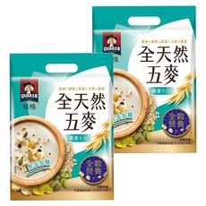 QUAKER 桂格 全天然五麥 嚴選十六 無添加糖, 220g, 2袋