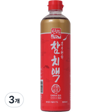 한라 참치액, 900ml, 3개