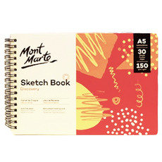 Mont Marte 蒙瑪特 橫式線圈素描本 A5 30張 150gsm, 1本