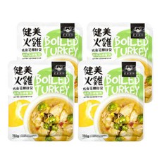 DOG CAT STAR 汪喵星球 主食系列 狗餐包 健美火雞佐青花椰秋葵 鮮肉x四色蔬果 開封即食, 150g, 4包