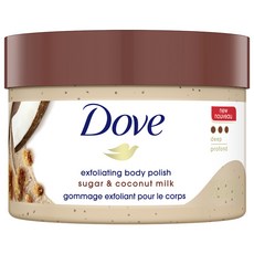 Dove 多芬 去角質身體磨砂膏 糖霜&椰漿 298g, 1罐