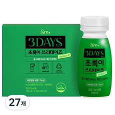 GRN 초록이 쓰리데이즈 시즌2, 100ml, 27개
