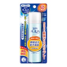 SKIN AQuA 水潤肌 清爽防曬噴霧 無香, SPF50+ PA++++ 超長效防曬，清爽不黏膩，噴霧零死角, 90g, 1瓶