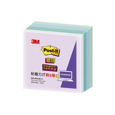 3M Post-it 利貼 狠黏便條紙, 654-4SS-MC-2, 360張, 1組