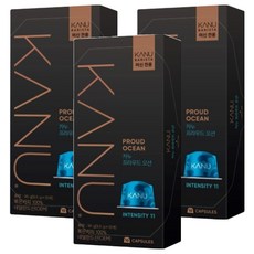 카누 바리스타 머신 전용 캡슐커피 프라우드오션, 9.5g, 10개입, 3개 9.5g, 10개입, 3개