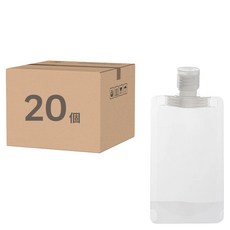 葉子小舖 旅行分裝袋 100ml 20入組 - 旅行收納 化妝品分裝 輕巧便攜, 單色, 20個