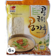 뚜레반 콩국수용 콩가루, 850g, 6개