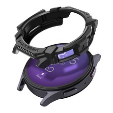 슈피겐 갤럭시워치 베젤링 보호 러기드아머 케이스 ACS08337, 매트블랙