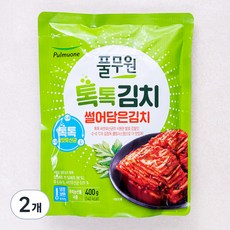 풀무원 풀무원 톡톡 썰은김치, 400g, 2개