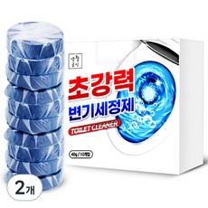 생활공식 초강력 변기세정제 10p, 40g, 2개