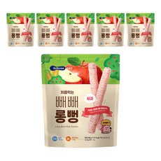 베베쿡 처음먹는 빼빼롱뻥, 30g, 6개, 사과 사과, 30g, 6개