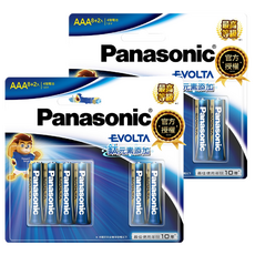 Panasonic Evolta 鈦元素鹼性電池, 10顆, 4號, 2組