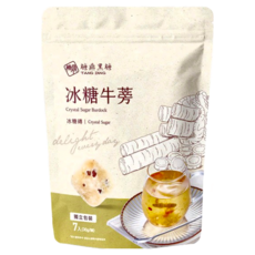 糖鼎 黑糖磚 冰糖牛蒡, 獨立包裝, 1袋, 30g, 7顆