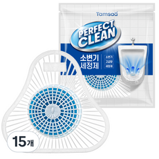 탐사 악취차단 냄새방지 강력 소변기 세정제 시원한 향, 80g, 15개