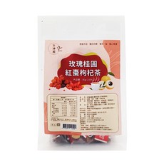仁濟中藥 女神殿 玫瑰桂圓紅棗枸杞茶，青春美麗 幫助入睡 營養補給, 6g, 15包, 1袋