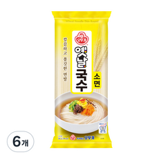 오뚜기옛날 국수 소면, 500g, 6개