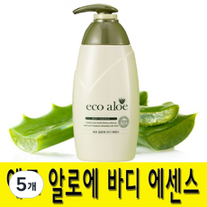 로제 에코 알로에 바디 에센스, 500ml, 5개