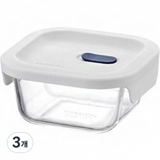 락앤락 탑클라스 실리콘 직사각 밀폐용기 630ml, 3개, 단품 단품, 3개