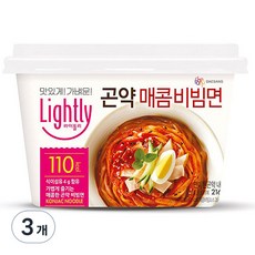 대상 라이틀리 곤약 매콤 비빔면 216.5g, 3개